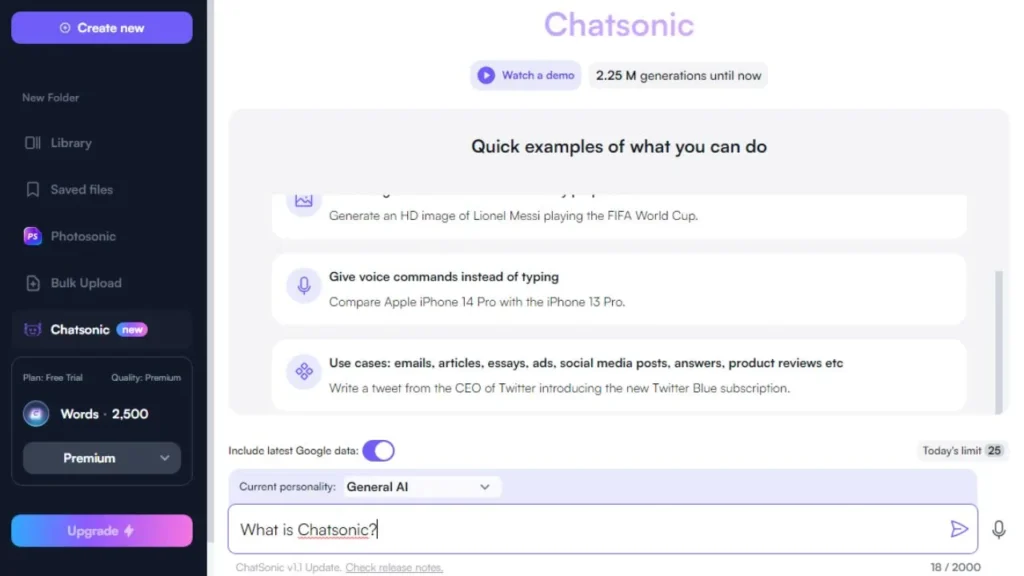 ChatSonic: The Most Advanced AI Chatbot in 2023